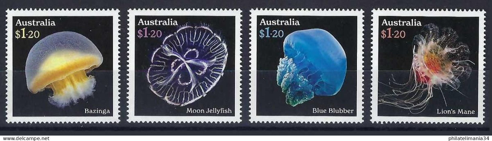 Australie 2023 - Série Les Méduses - Unused Stamps