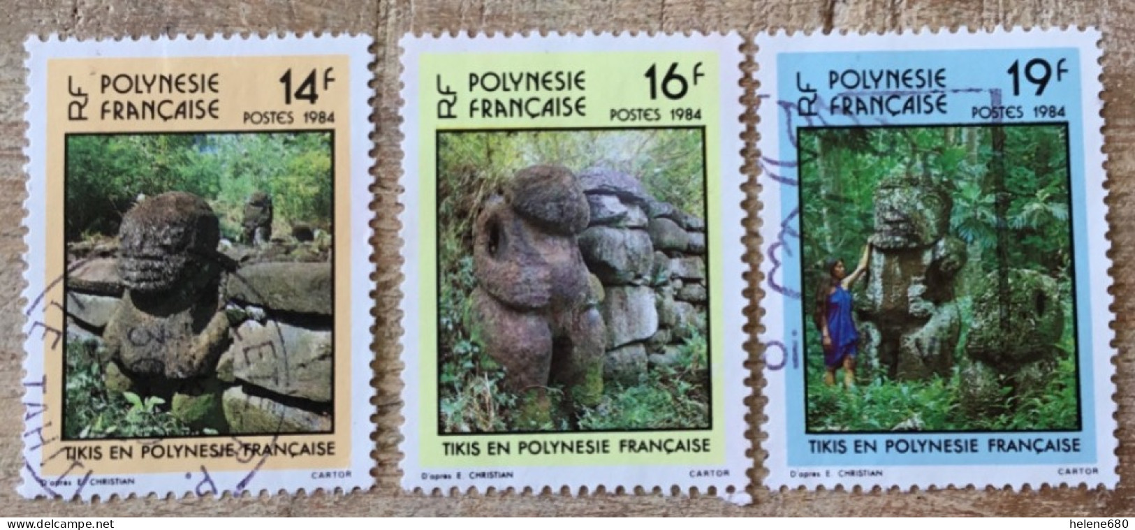 POLYNÉSIE. Titis En Polynésie N° 209/211 - Used Stamps