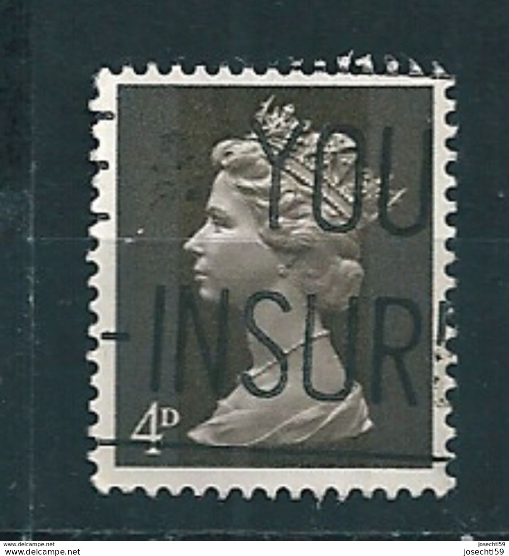 N° 475 Elizabeth II  TIMBRE GRANDE BRETAGNE GB 1967  4P  GB - Usati