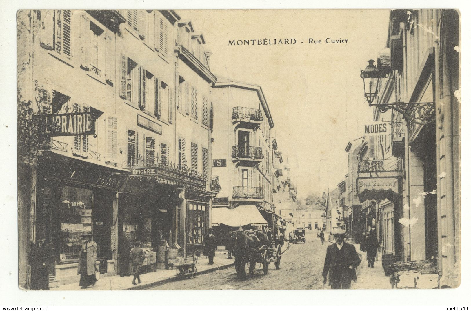 25/ CPA A - Montbéliard - Rue Cuvier - Montbéliard