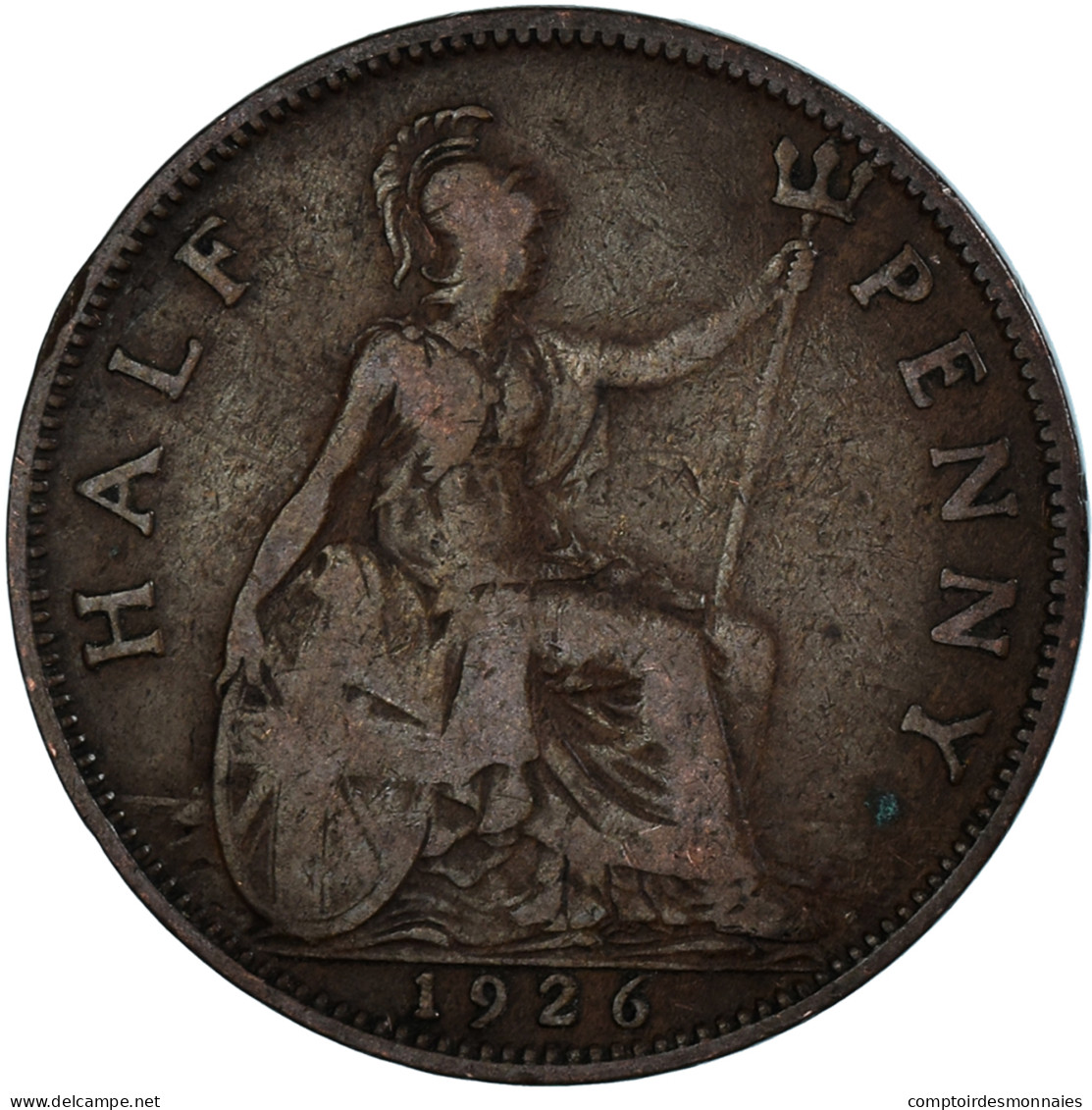 Monnaie, Grande-Bretagne, 1/2 Penny, 1926 - C. 1/2 Penny