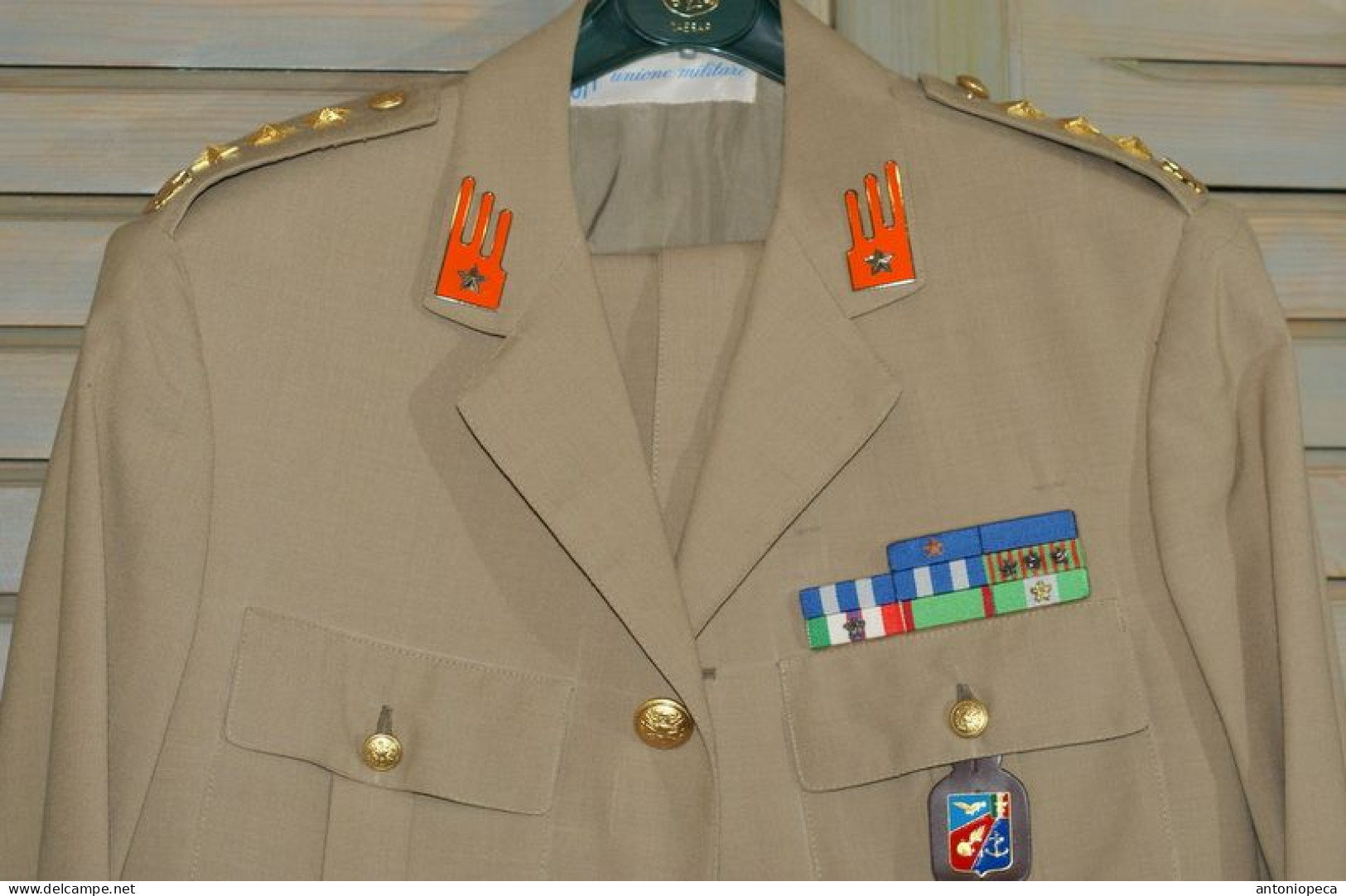 ITALIA , DIVISA ESTIVA COMPLETA USATA DA COLLEZIONE COLONNELLO ESERCITO - Uniformes