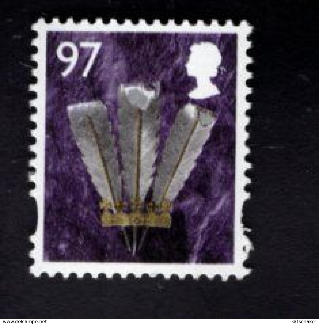 1897338477 2010  SCOTT 37  (XX) POSTFRIS MINT NEVER HINGED   - PRINCE OF WALES FEATHERS - Wales