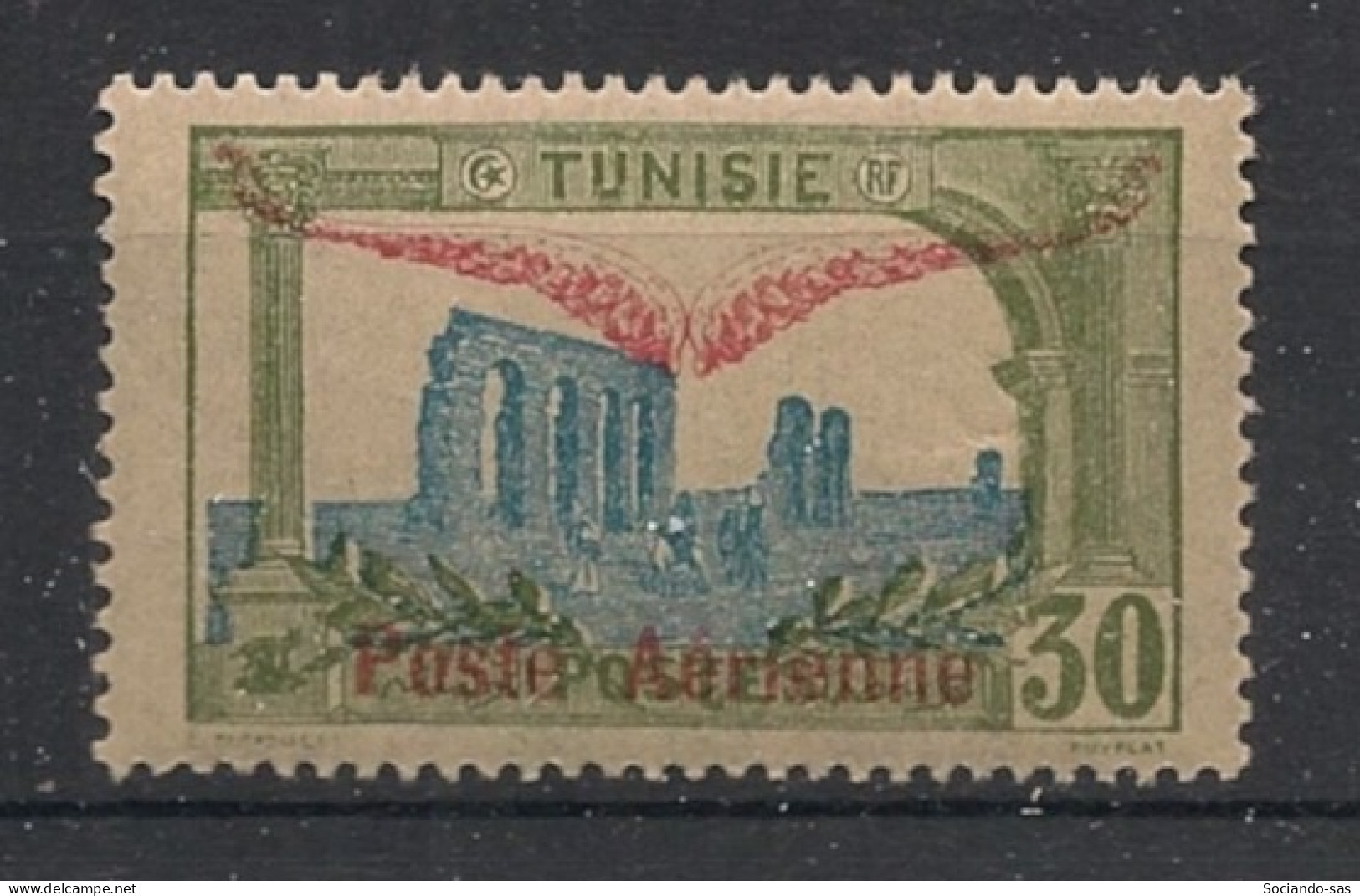 TUNISIE - 1920 - Poste Aérienne PA N°YT. 2 - Avion 30c - Neuf Luxe** / MNH / Postfrisch - Luchtpost