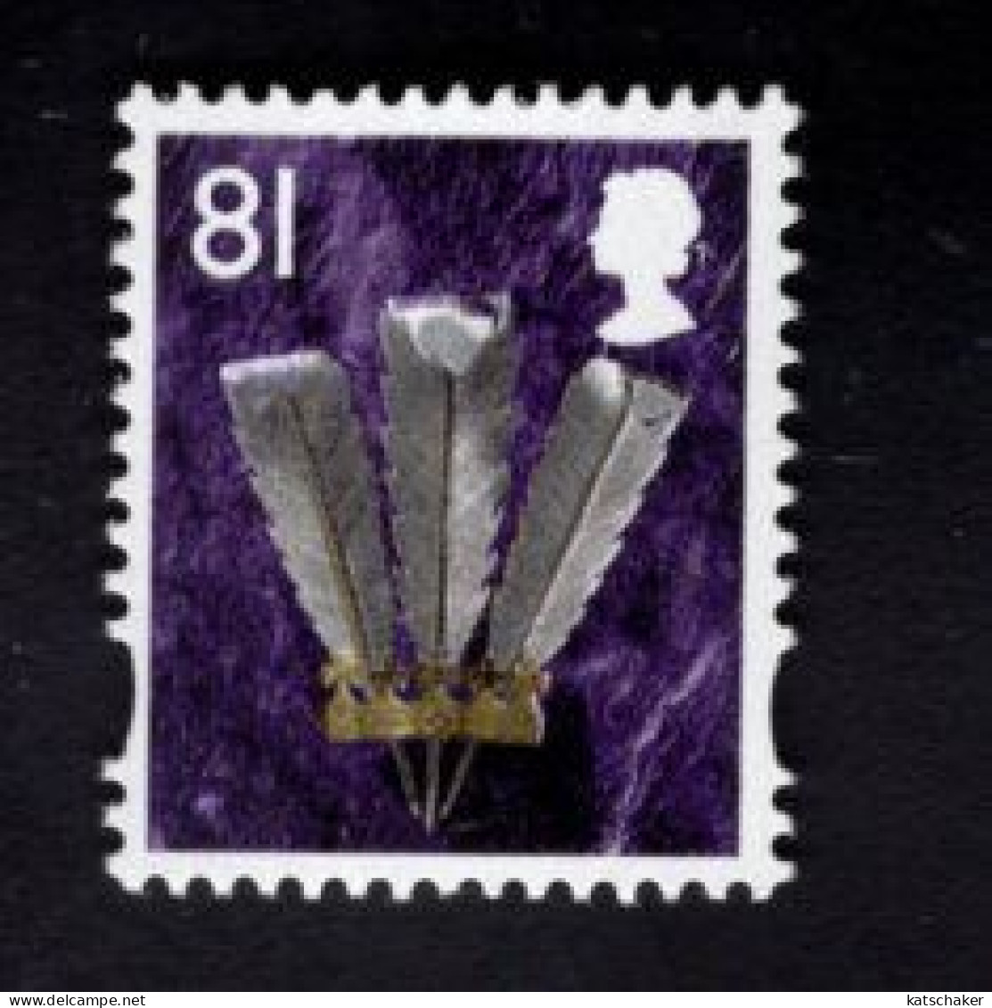 1897338966 2008  SCOTT 32  (XX) POSTFRIS MINT NEVER HINGED   - PRINCE OF WALES FEATHERS - Gales