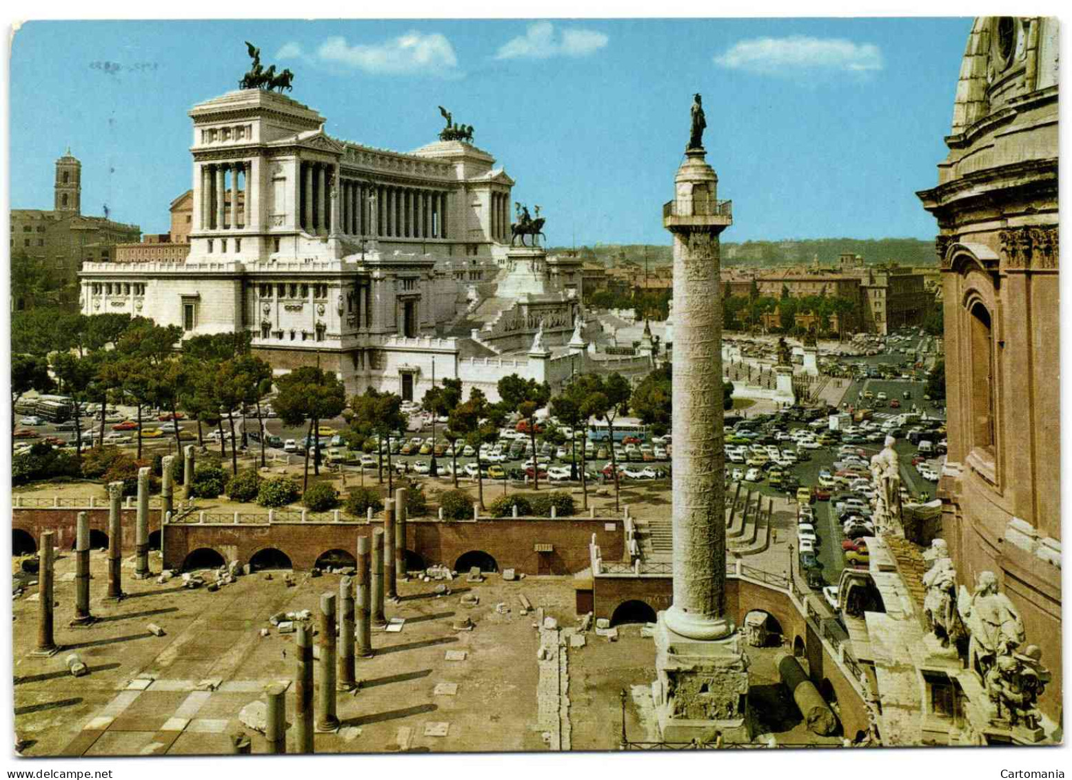 Roma - Colonna Traiano E Altare Della Patria - Altare Della Patria