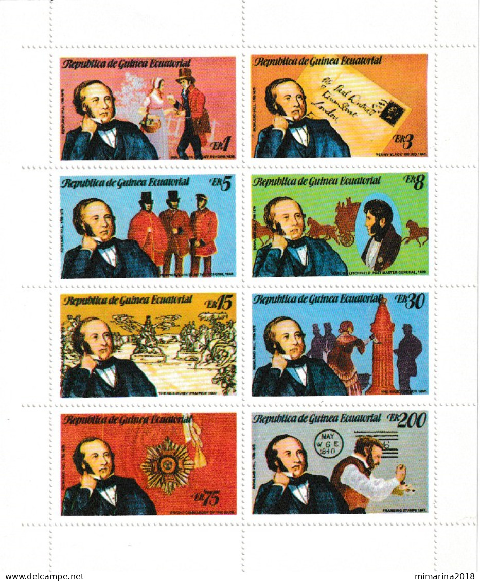 GUINEA ECUATORIAL  1979  MNH  "ROWLAND HILL" - Rowland Hill