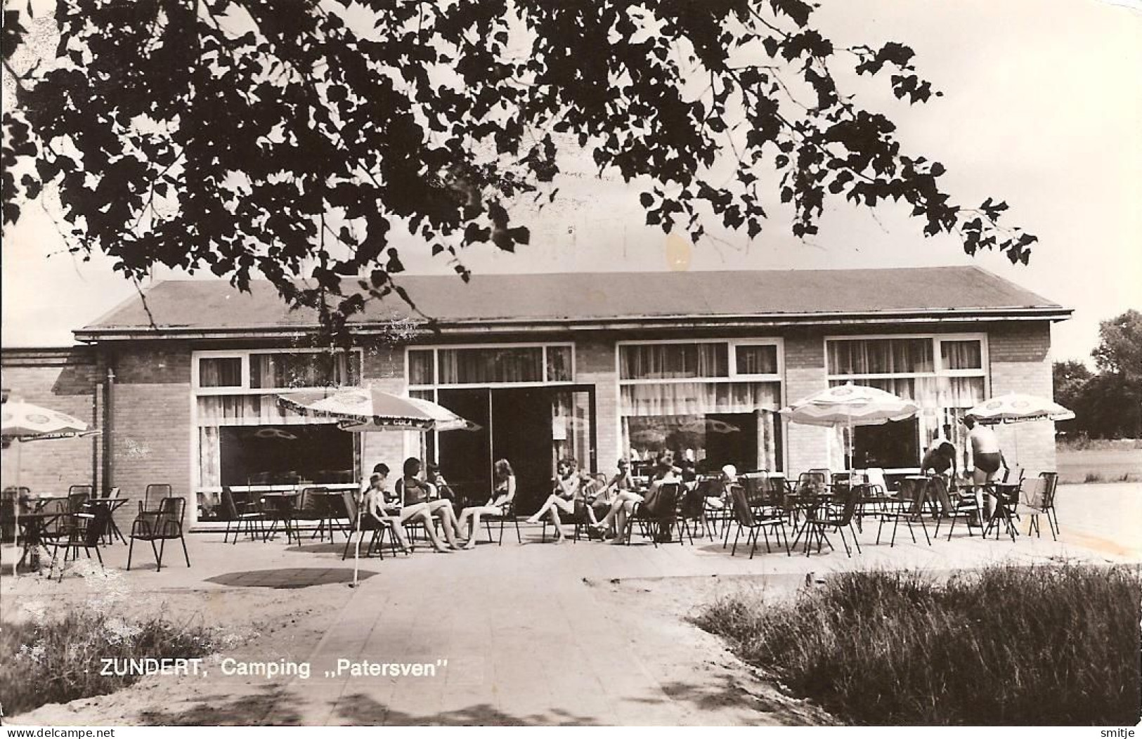 ZUNDERT WERNHOUT 1970 CAMPING PATERSVEN - CAFE RESTAURANT MET TERRAS - Sonstige & Ohne Zuordnung