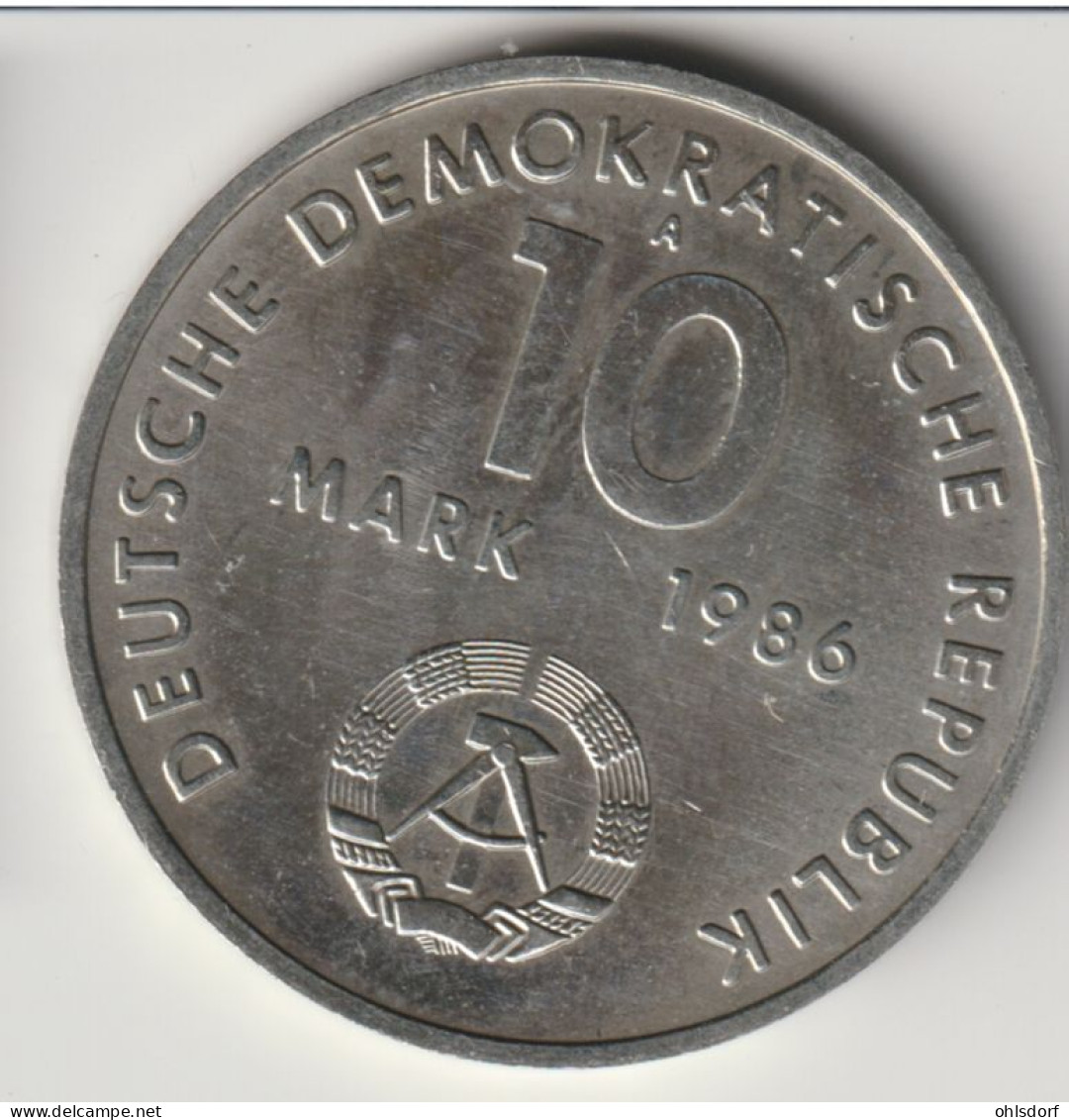 DDR 1986: 10 Mark, Thälmann, KM 109 - 10 Mark