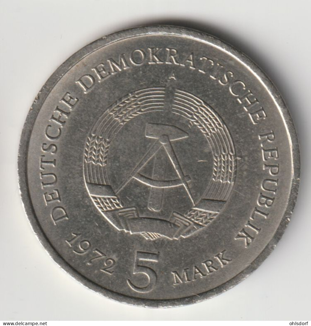 DDR 1972: 5 Mark, Meissen, KM 37 - 5 Mark