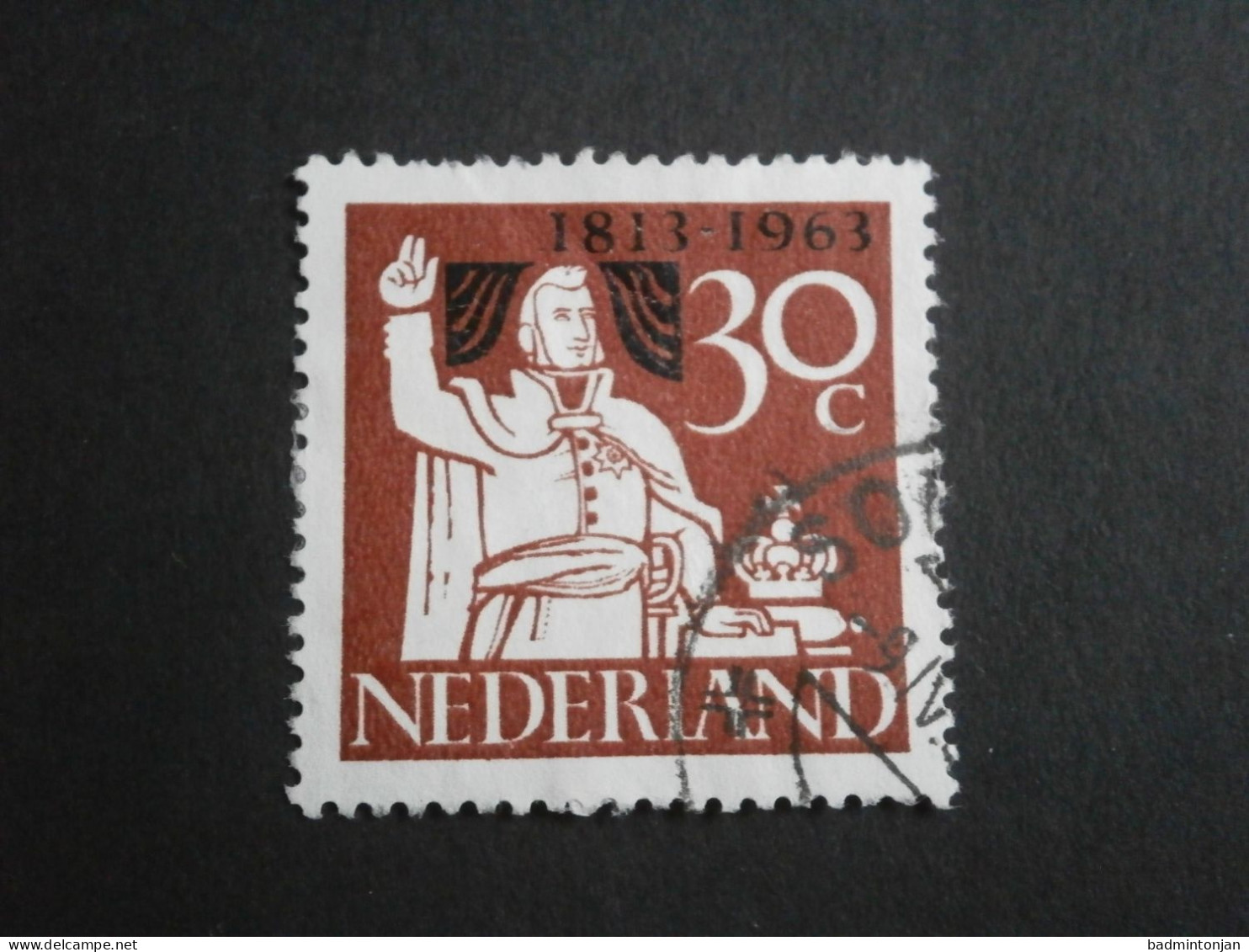 Nederland 810 PM1 Gestempeld - Variétés Et Curiosités