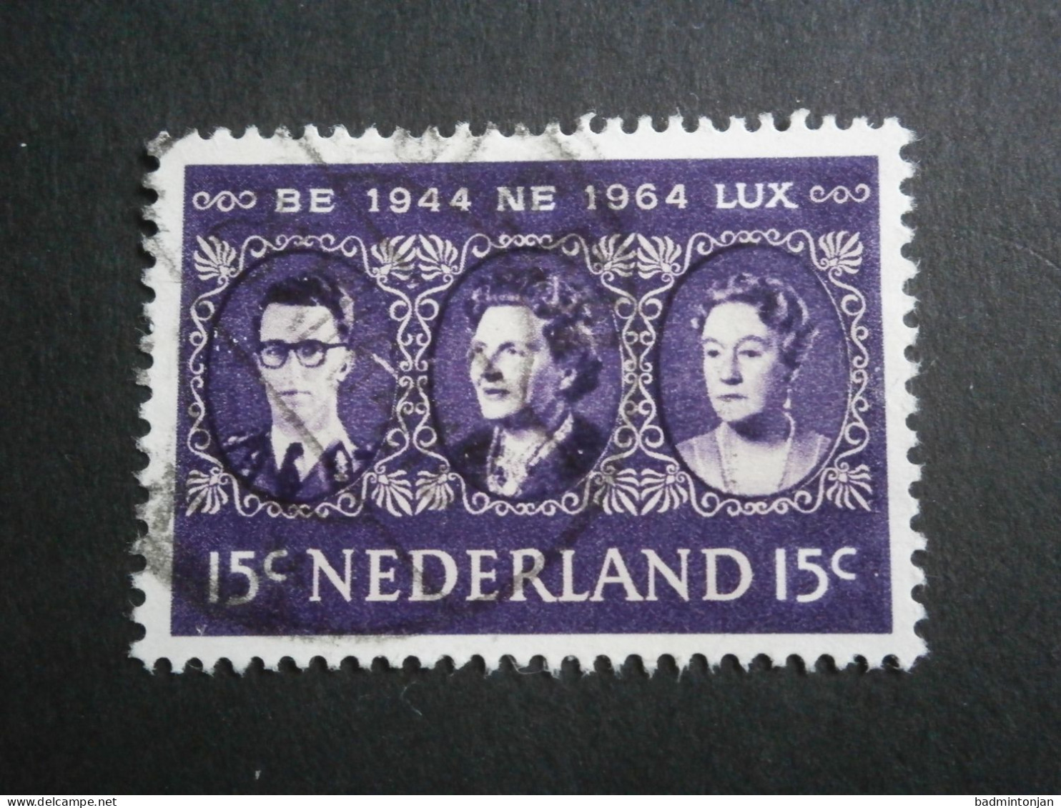Nederland 829 P Gestempeld - Variétés Et Curiosités
