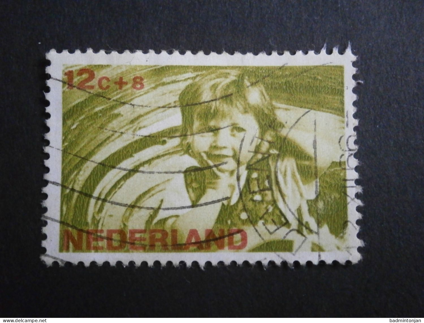 Nederland 875 P Gestempeld - Variétés Et Curiosités