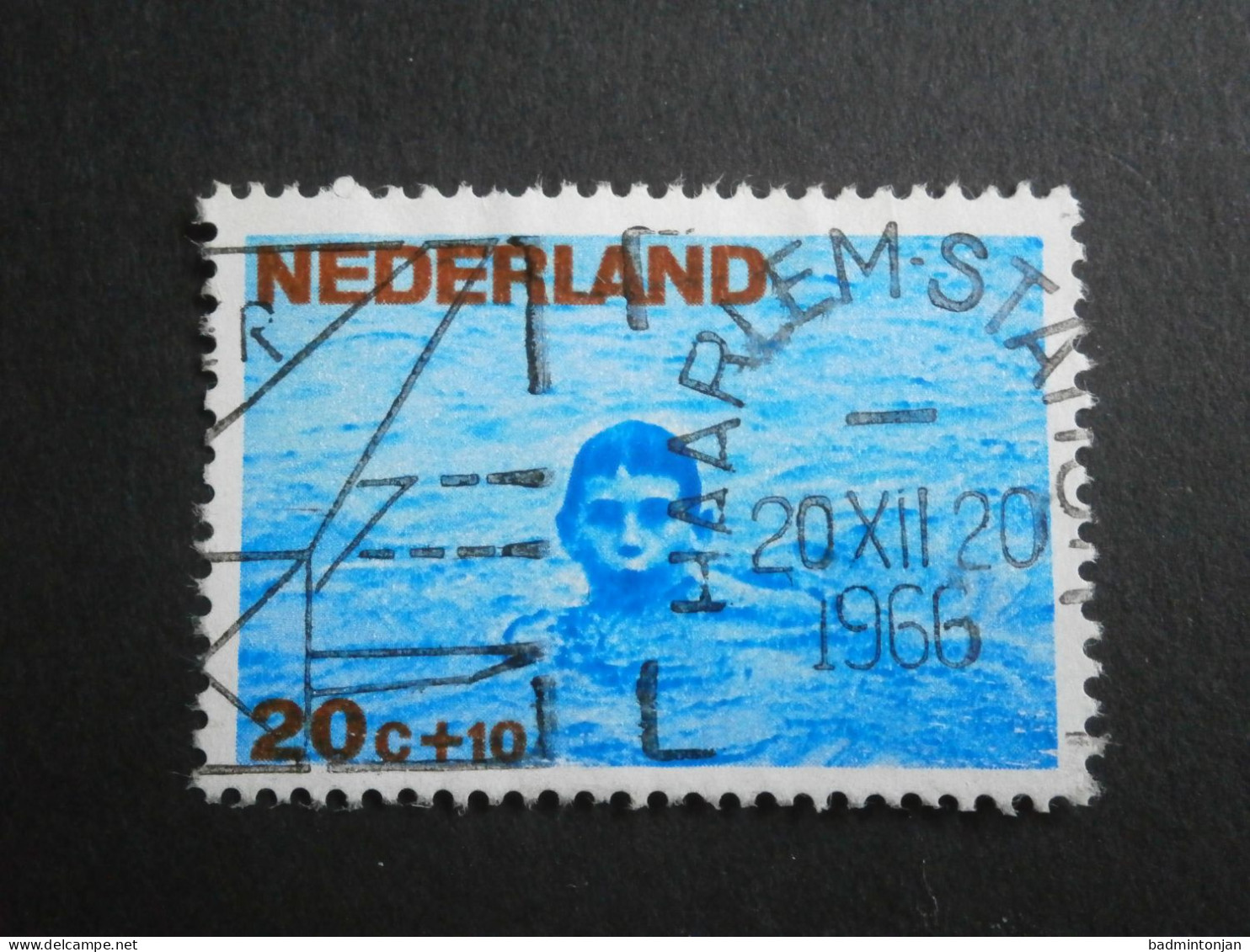 Nederland 875 PM4 Gestempeld - Variétés Et Curiosités