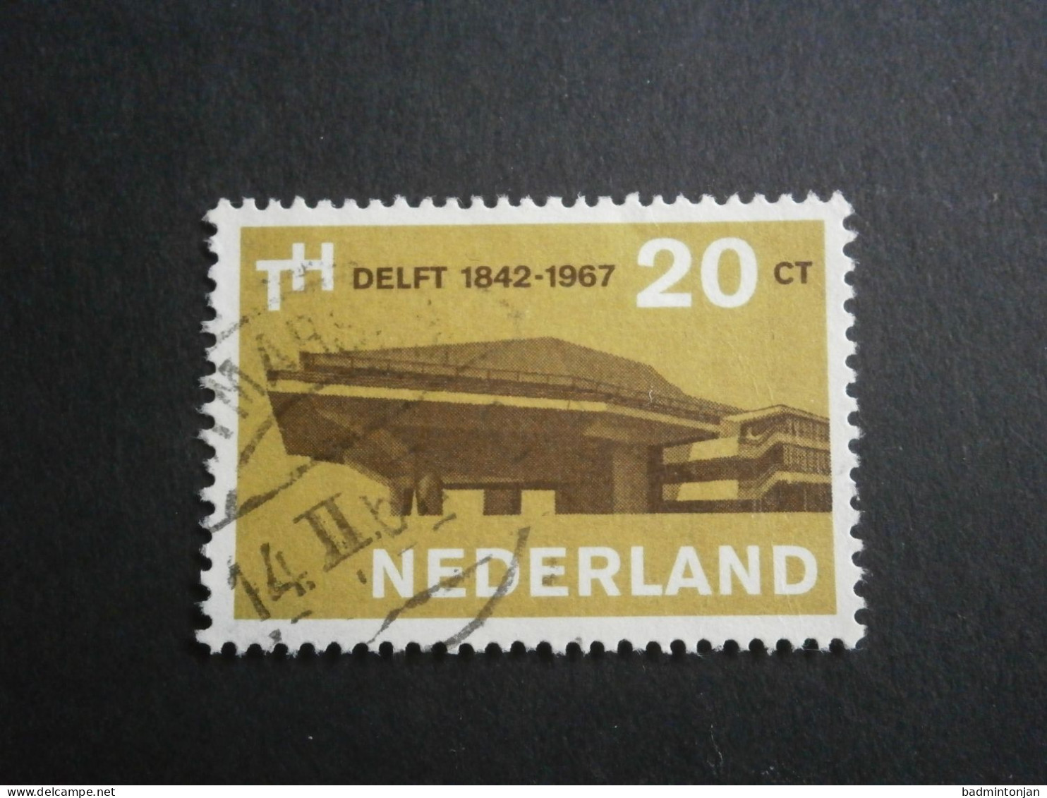 Nederland 876 PM Gestempeld - Variétés Et Curiosités