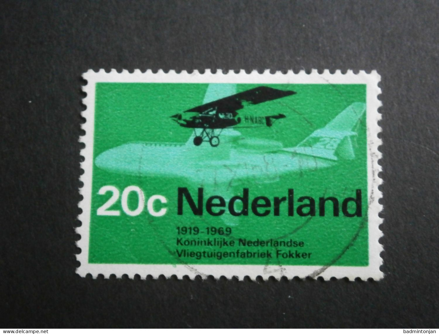 Nederland 910 PM1 Gestempeld - Varietà & Curiosità