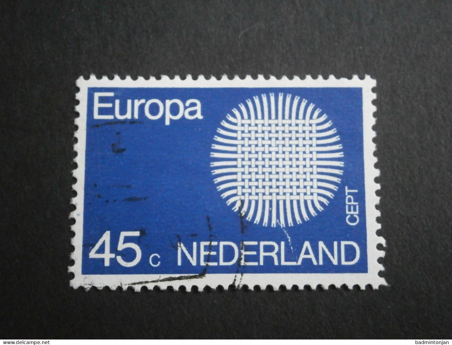 Nederland 972 PM Gestempeld - Variétés Et Curiosités