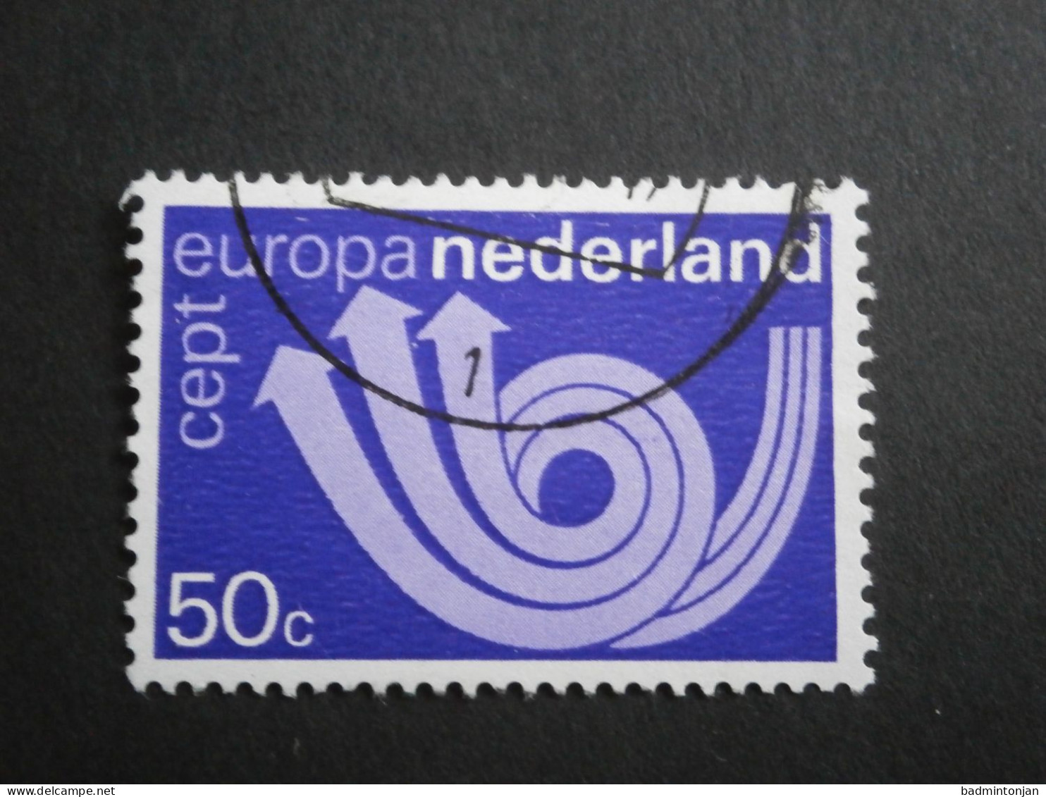 Nederland 1031 PM1 Gestempeld - Variétés Et Curiosités