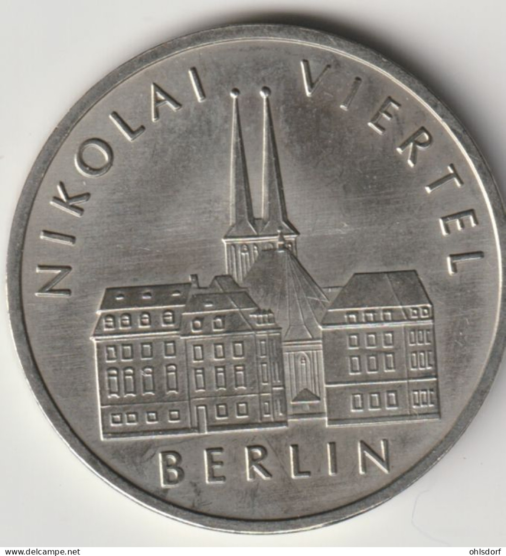 DDR 1987: 5 Mark, Berlin Nikolaiviertel, KM 114 - 5 Mark