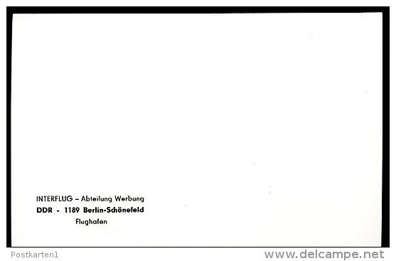 DDR PP16 D2/003 Privat-Postkarte FLUGHAFEN BERLIN-SCHÖNEFELD Sost.1976  NGK 5,00 € - Postales Privados - Usados
