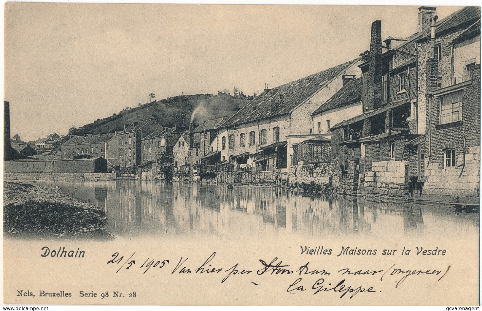 DOLHAIN  VIEILLES MAISONS SUR LA VESDRE       2 SCANS - Limbourg