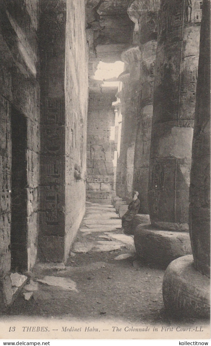 THEBES - MEDINET HABU - Pyramids