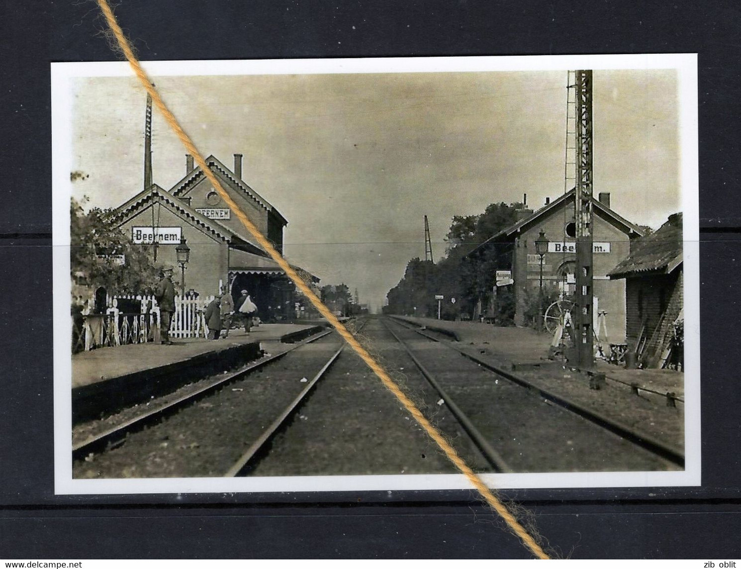 PHOTO BEERNEM STATIE STATION GARE REPRO - Beernem