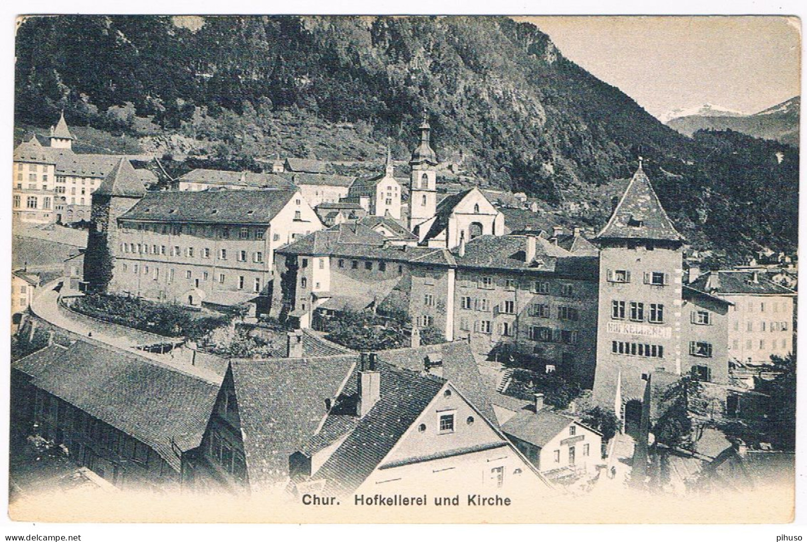 CH-8109  CHUR : Hofkellerei Und Kirche - Chur