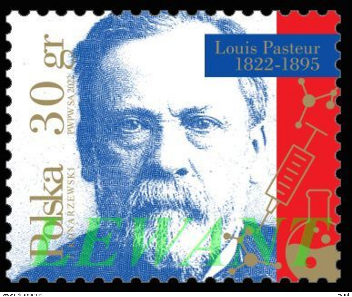 2022.03.07. Louis Pasteur 1822-1895 - MNH - Louis Pasteur