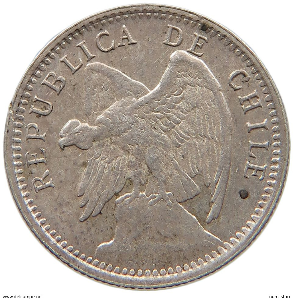 CHILE 10 CENTAVOS 1896  #c036 0199 - Chile