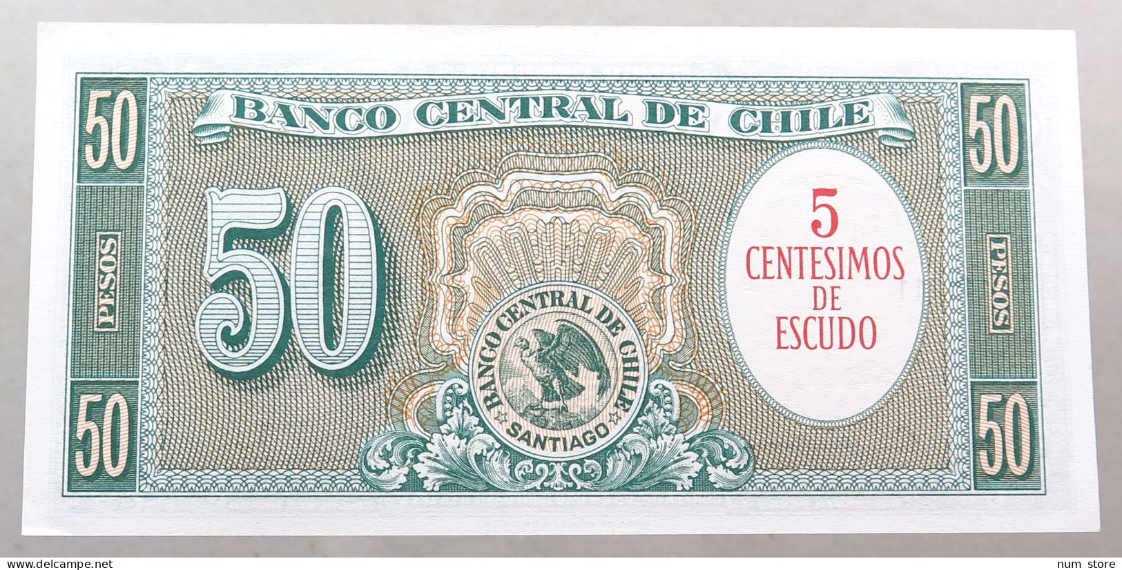 CHILE 5 PESOS 1960  #alb049 1299 - Chile