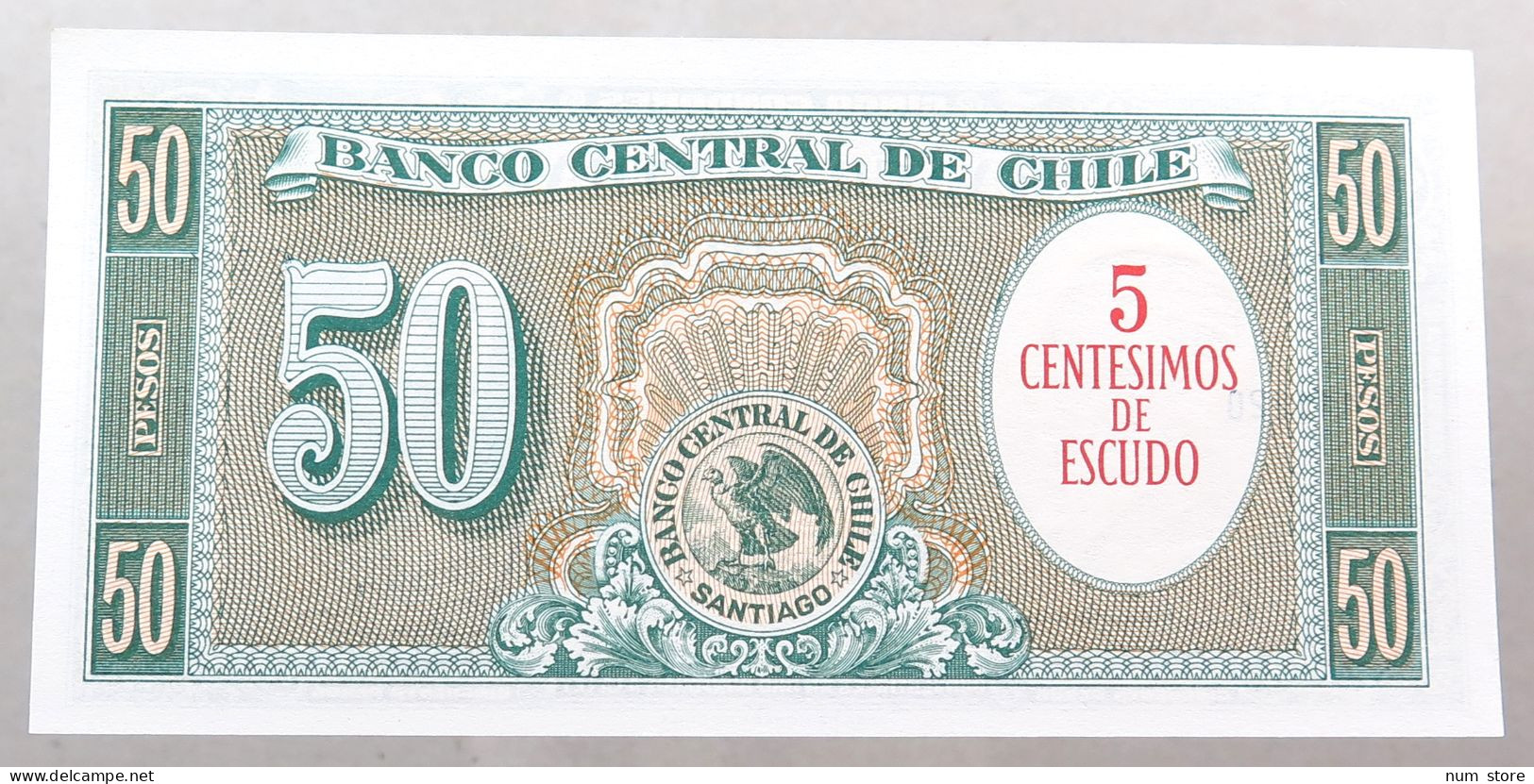 CHILE 5 PESOS 1960  #alb049 1293 - Chili