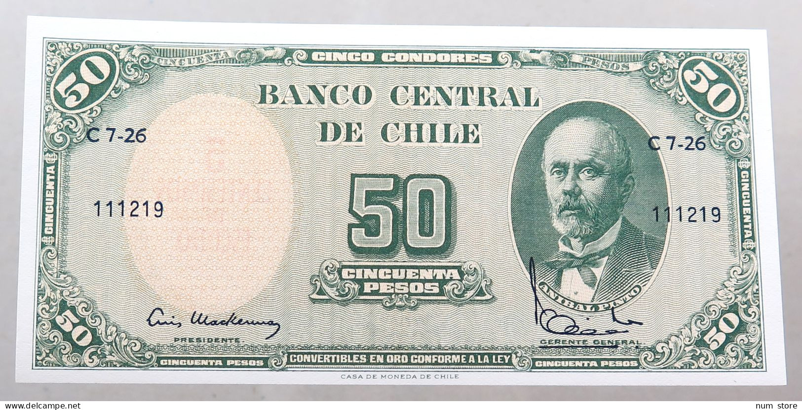 CHILE 5 PESOS 1960  #alb049 1295 - Chili