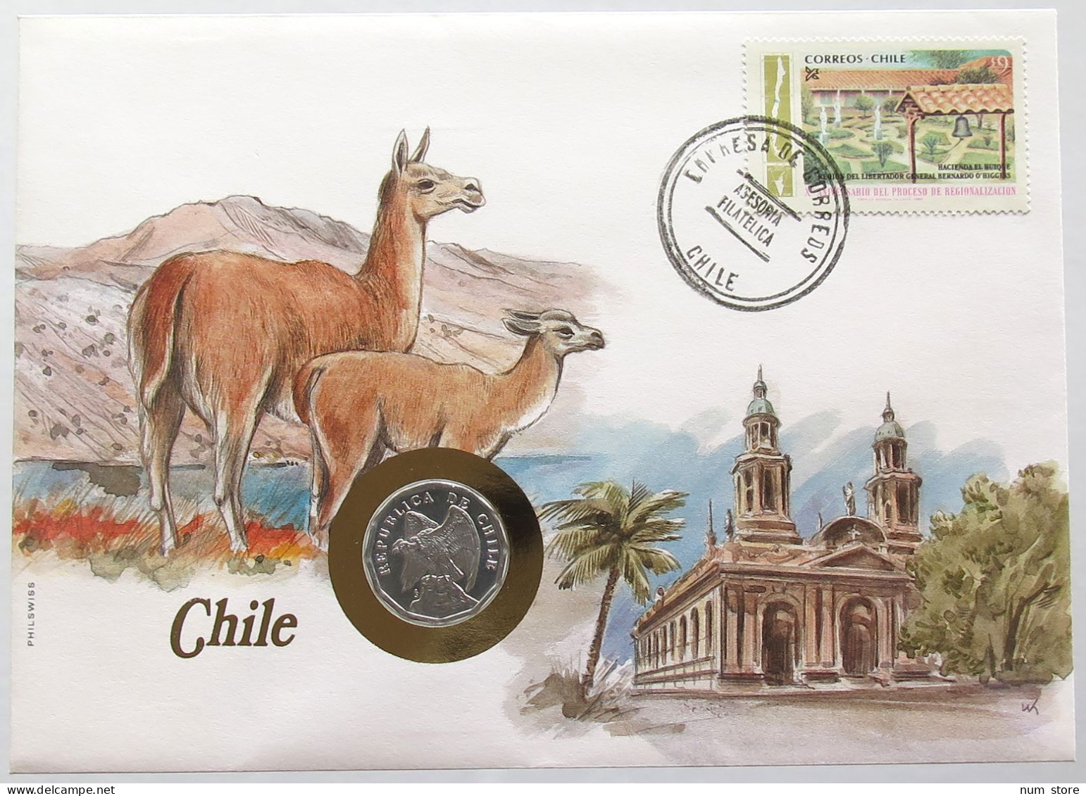 CHILE STATIONERY 10 CENTAVOS 1979  #bs18 0069 - Chili