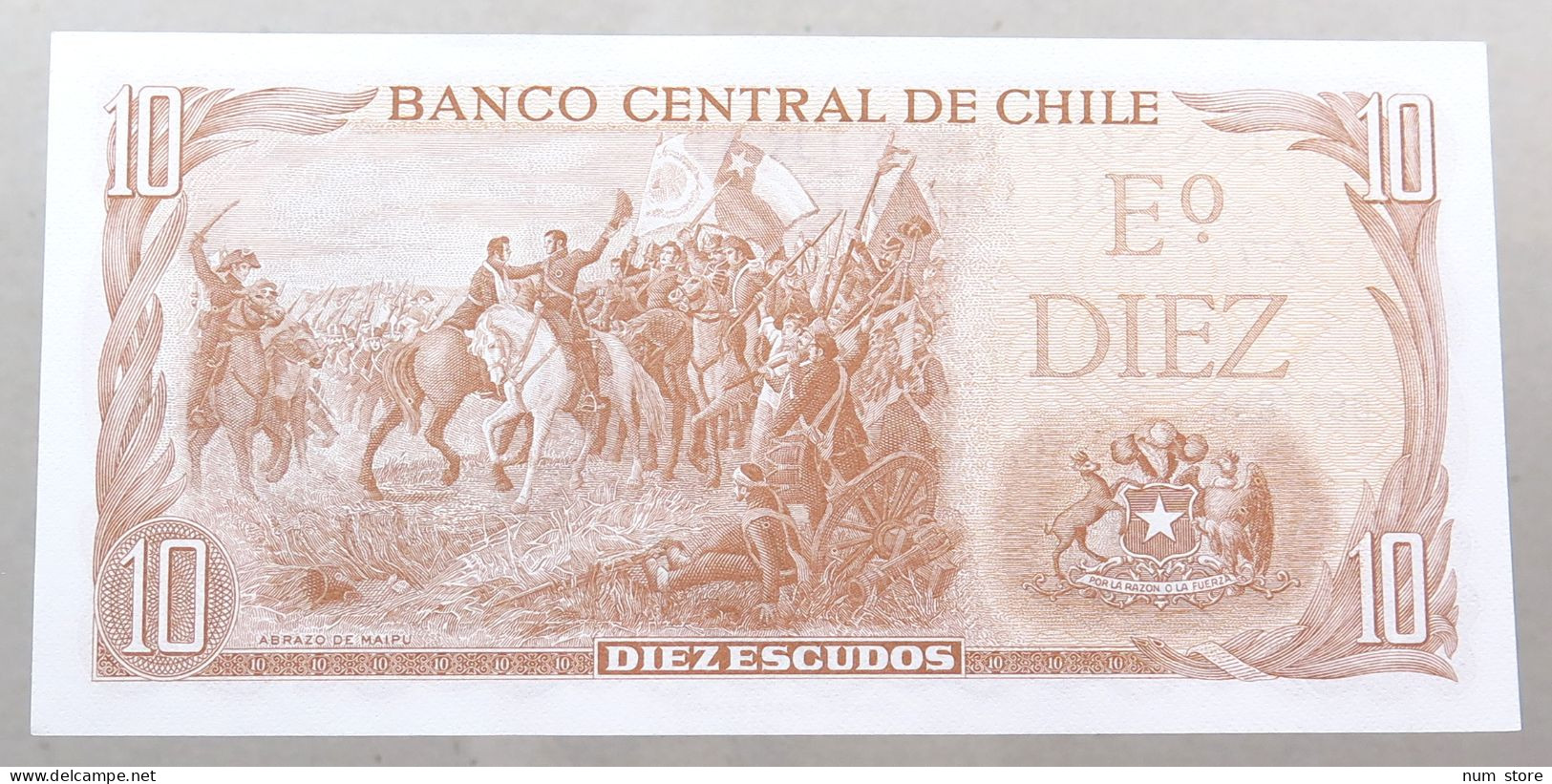 CHILE 10 ESCUDOS 1967  #alb049 1283 - Chile