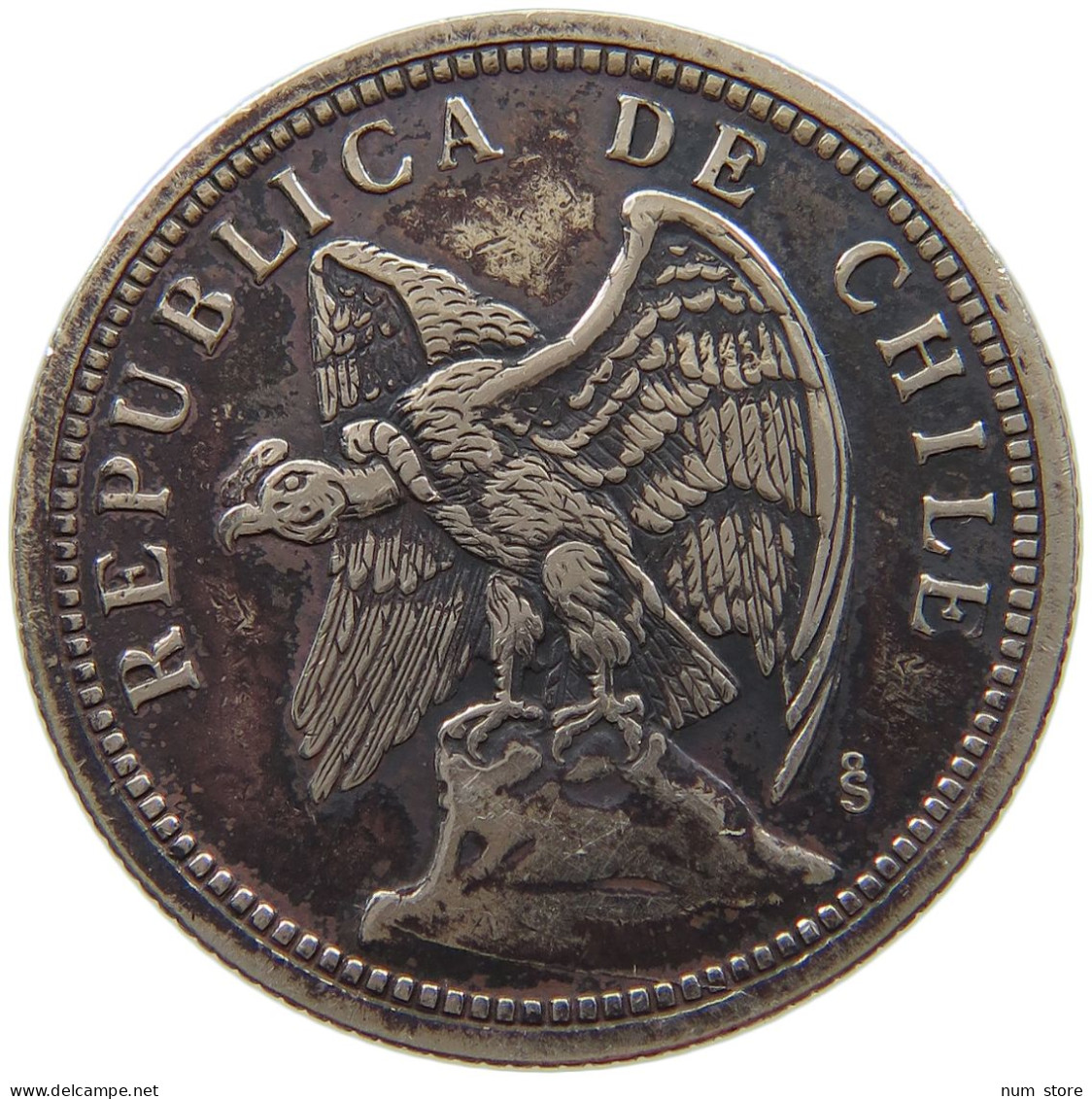 CHILE PESO 1933  #a043 0007 - Chili