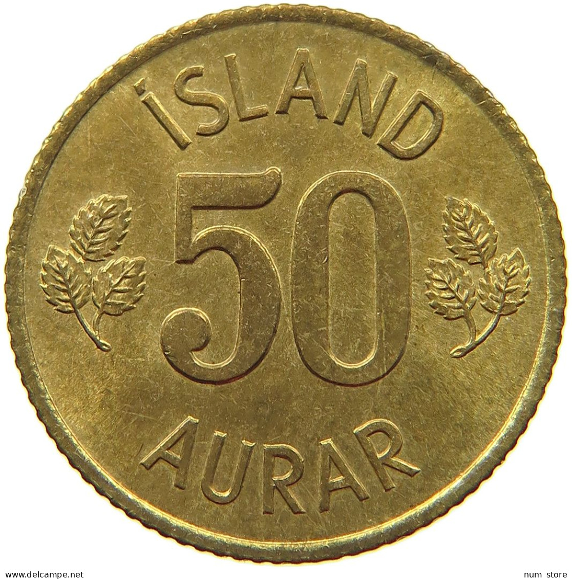 ICELAND 50 AURAR 1970  #s066 0717 - Iceland