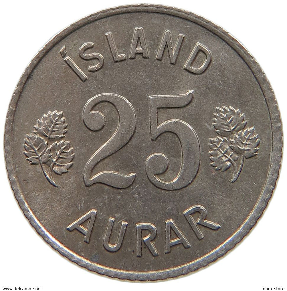 ICELAND 25 AURAR 1966  #s065 0767 - Islandia