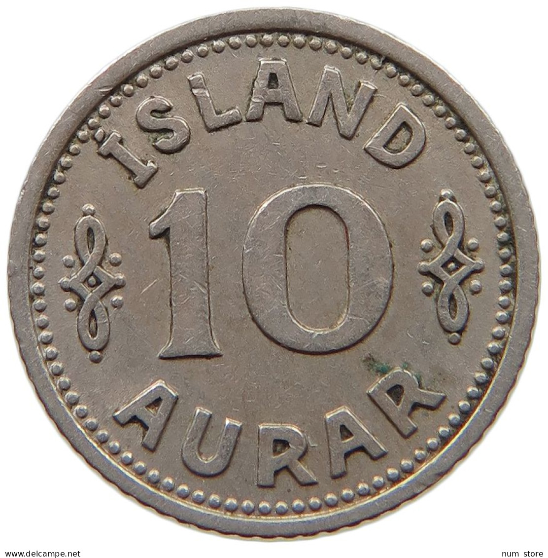 ICELAND 10 AURAR 1940  #s040 0777 - Iceland