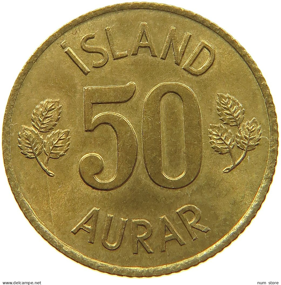 ICELAND 50 AURAR 1969  #c075 0677 - Iceland