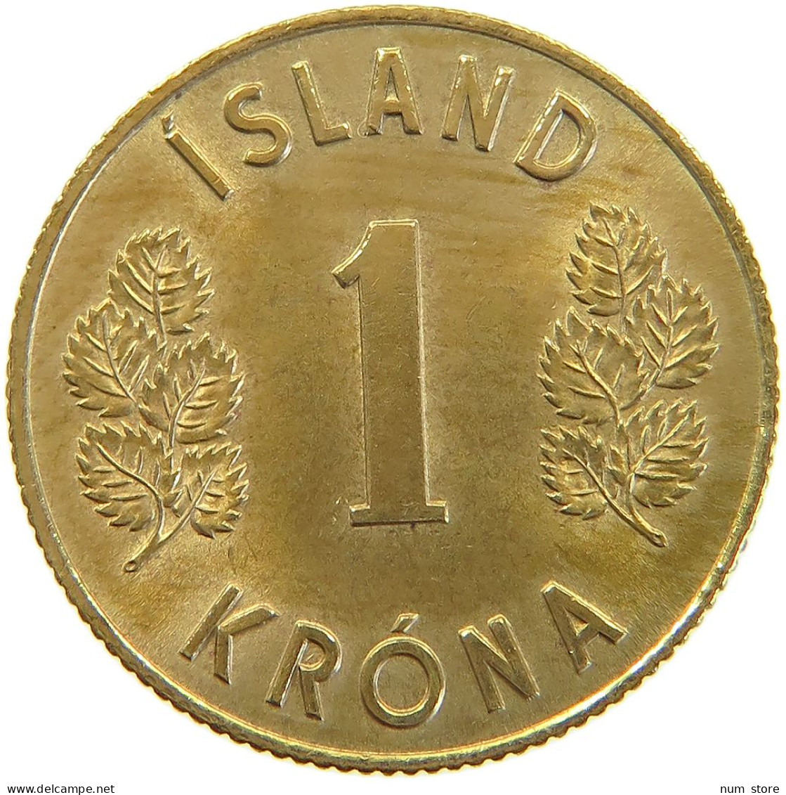 ICELAND KRONA 1965  #a069 0789 - Iceland