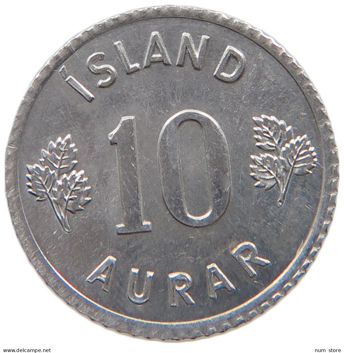 ICELAND 10 AURAR 1970  #a052 0539 - IJsland