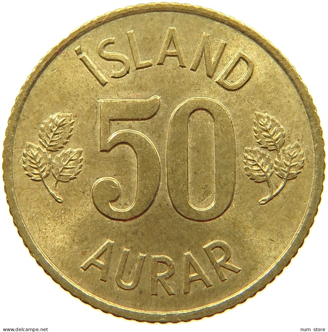 ICELAND 50 AURAR 1971  #s066 0715 - Iceland