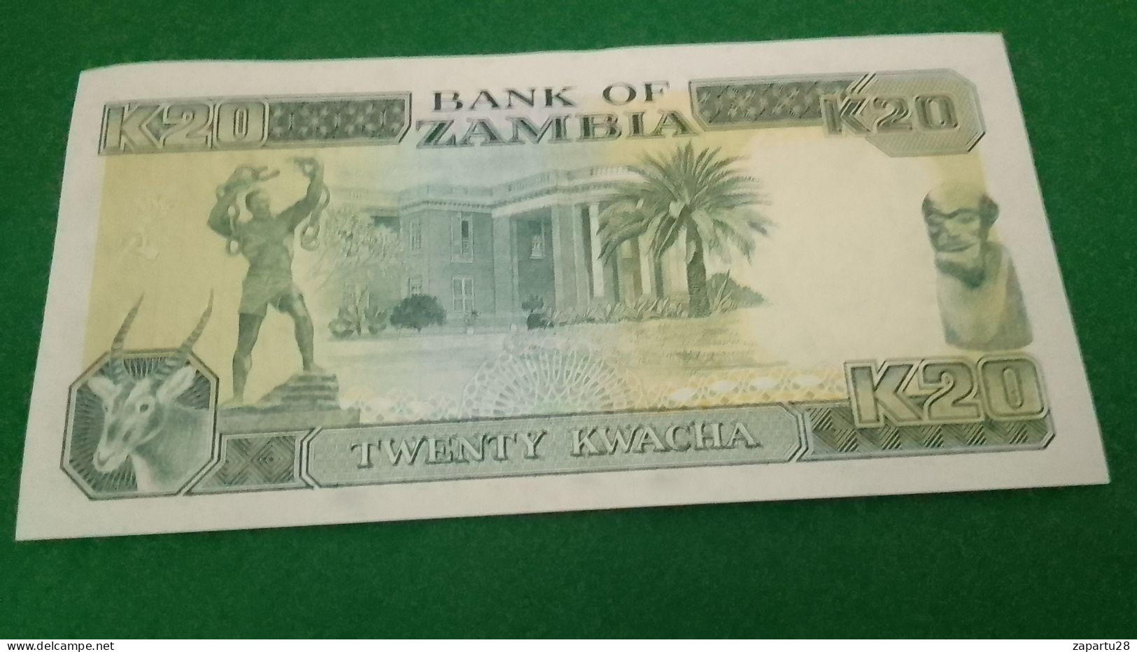 ZMBİYA            20 KWACHA  .UNC - Zambie