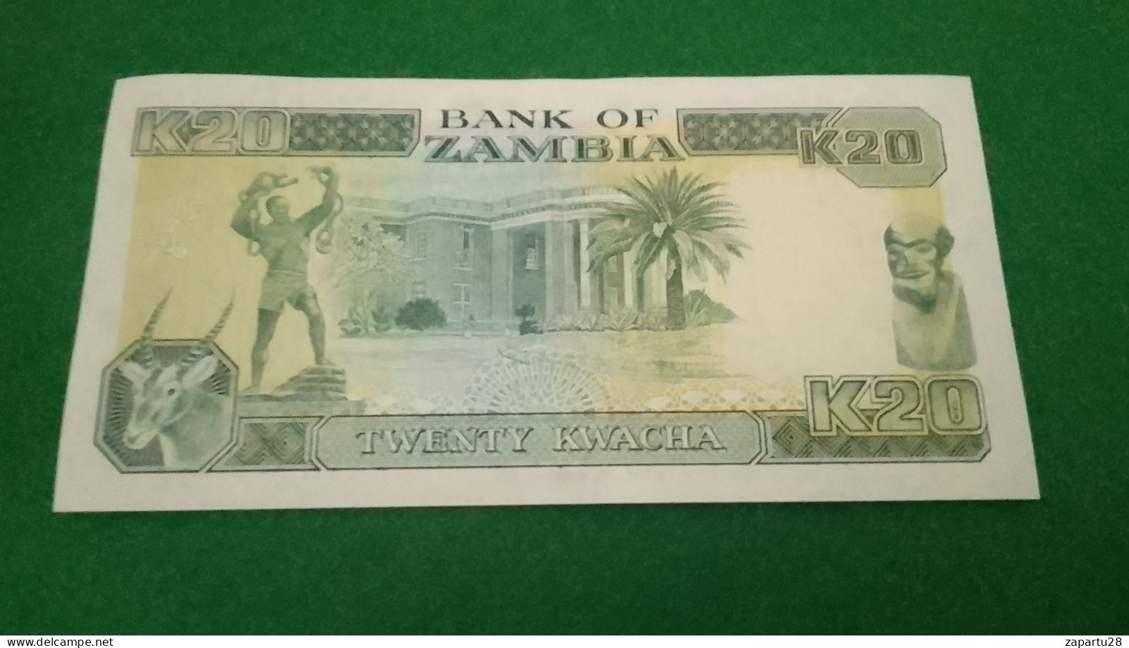 ZMBİYA            20 KWACHA  .UNC - Zambie