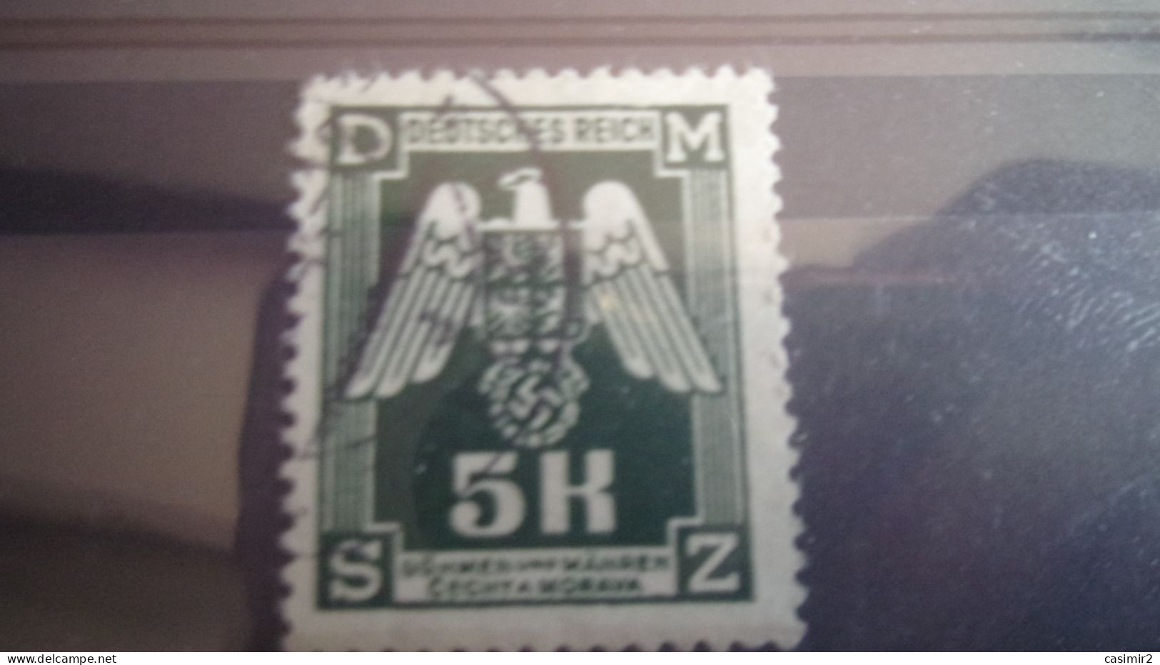 BOHEME ET MORAVIE YVERT N°SERVICE 5 - Used Stamps