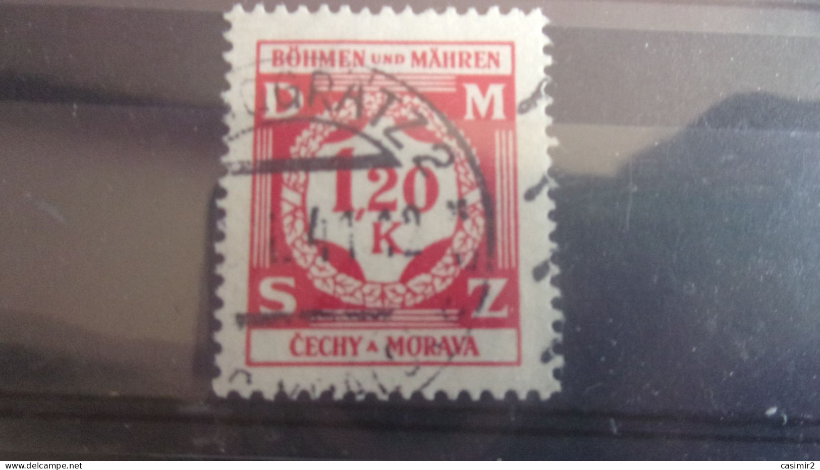 BOHEME ET MORAVIE YVERT N°SERVICE 7 - Used Stamps