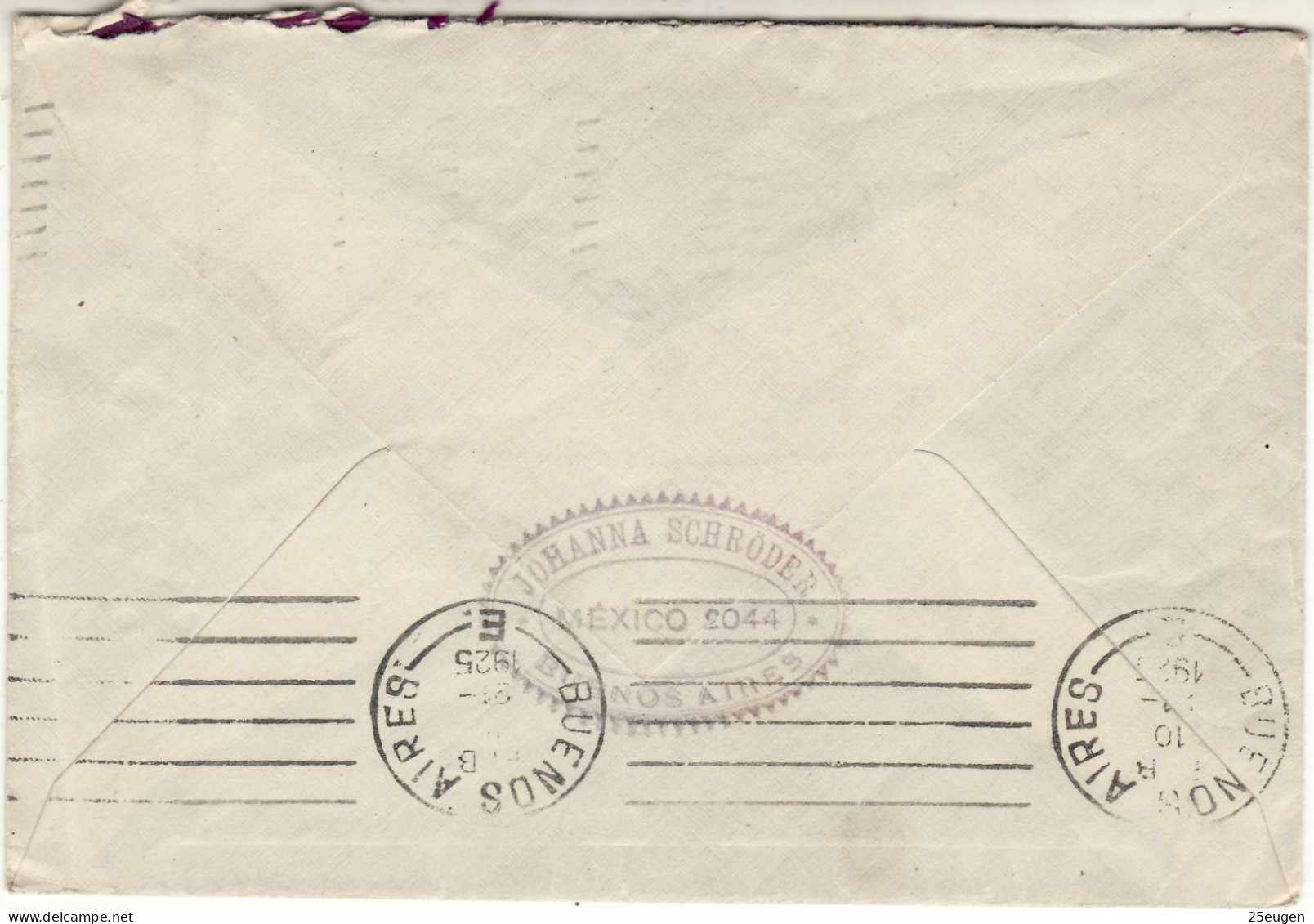 ARGENTINA 1925  LETTER SENT FROM BUENOS AIRES TO BERLIN - Covers & Documents