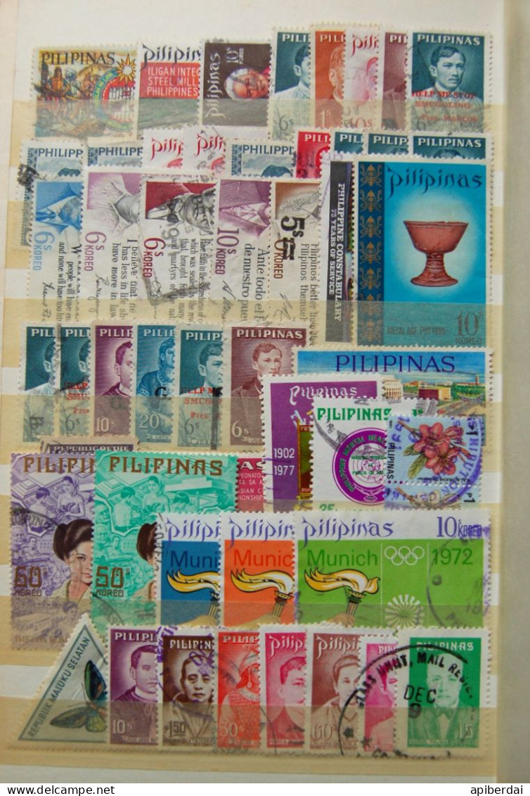 Phillipine Phillipinas - Small Batch Of 90 Stamps Used - Philippines