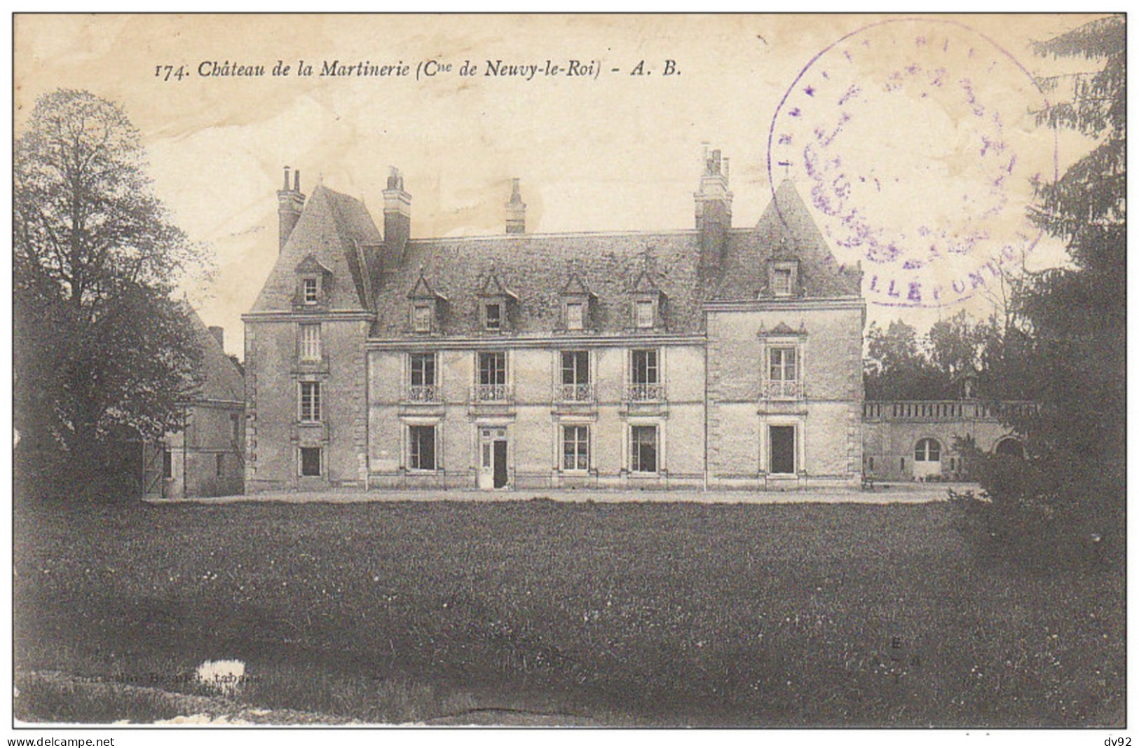 INDRE ET LOIRE NEUVY LE ROI CHATEAU DE LA MARTINERIE - Neuvy-le-Roi